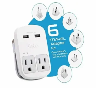 2 Adaptador-de-enchufe-Universal-Travel-Adapter-Kit-2-USB-USB-C-Cord2-US-Outlets-QC-3.0