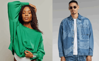 Sueter de mujer oversized y chaqueta de hombre oversized look oversized