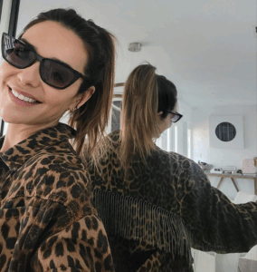 chaqueta animal print 2024