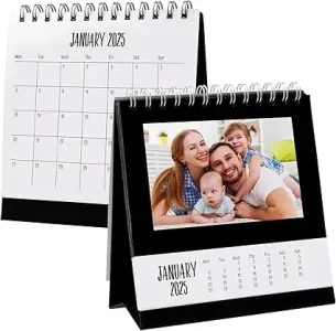 Calendario mensual de fotos de escritorio 2025