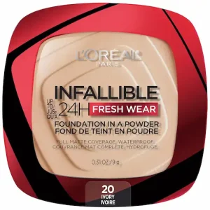 El maquillaje se corre: descubre por qué y cómo lograr un look intacto todo el día 8 LOreal Paris Maquillaje base en polvo Infallible Fresh Wear 1
