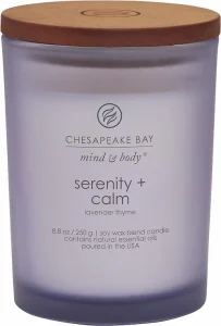 Vela Aromatica Chesapeake Bay Candle Serenity Calm Tomillo y Lavanda
