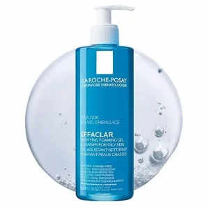 Cómo Lograr Ojos Grandes con Maquillaje Paso a Paso 1 La Roche Posay Effaclar Limpiador de gel espumoso purificador para pieles grasas