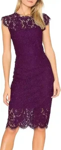 Cocktail Dresses y Party Dress Styles: Tips para cada ocasion 3 Vestido de coctel elegante sin mangas para mujer diseno floral de encaje cuello redondo