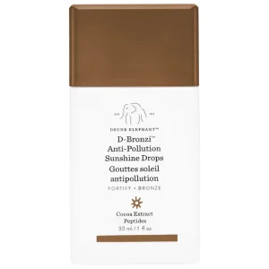Maquillaje Efecto Bronceado Para Cuando Desaparece el Tono 13 Drunk Elephant D Bronzi Gotas Bronceadoras con Peptidos