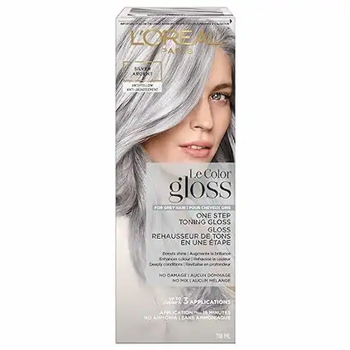 LOreal Paris Le Color Gloss Brillo tonificante para el cabello en la ducha neutraliza el laton acondiciona y aumenta el brill