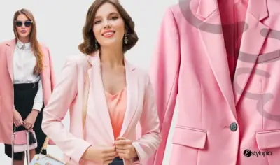 Pink-Blazer