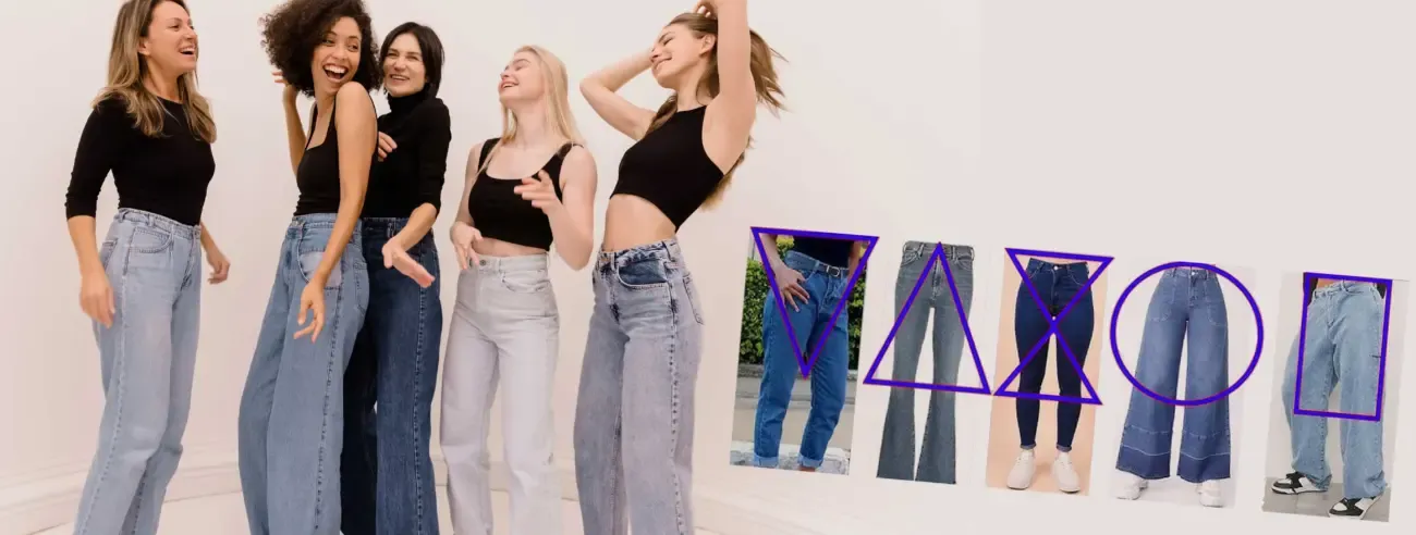 tipos de cuerpo jeans