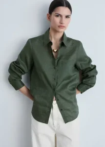 Camisa de Lino y Algodon para un Look Elegante