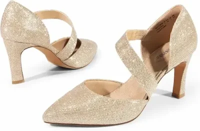 DREAM PAIRS Zapatos de tacon alto para mujer con punta cerrada comodos