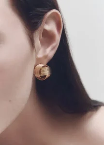 Pendientes Circulares Entrelazados Para Verte Mas Alta