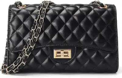 Las Mejores Carteras de Mujer para Cada Estilo y Presupuesto 9 Bolsos cruzados de cuero acolchado para mujer, bolso de hombro de moda para mujer, bolso de mano con correa de cadena