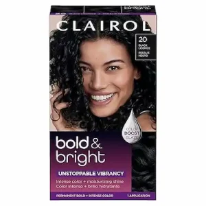 Colores de Pelo para Morenas: Encuentra tu Look Perfecto 10 Clairol Bold Bright Tinte permanente para cabello tono 20 Black Licorice
