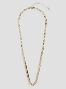 Collar de Eslabones Chapado en Oro para Combinacion de Colores