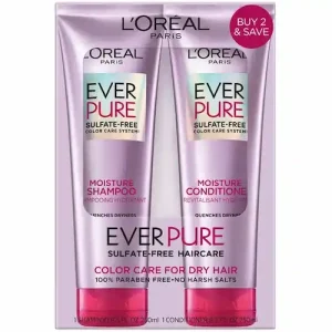 Colores de Pelo para Morenas: Encuentra tu Look Perfecto 11 LOreal Paris EverPure Humedad Champu y Acondicionador sin Sulfato
