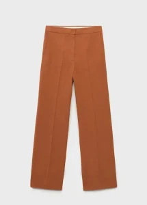 Pantalones de Traje Corte Recto Para combinación de colores