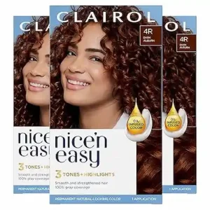 Colores de Pelo para Morenas: Encuentra tu Look Perfecto 7 Tinte permanente Nicen Easy para el cabello color caoba oscuro 4R