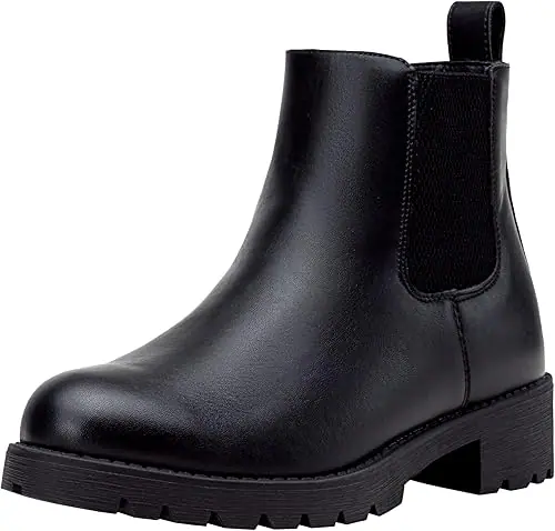 Vepose Botines Chelsea 9607 sin cierre para mujer