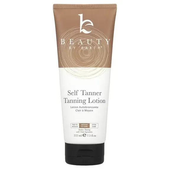 Beauty by Earth Autobronceador Elaborado con Aloe Vera y Manteca de Karite Organicos
