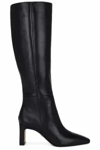 Los mejores zapatos de mujer que estilizan hoy 7 Botas de Cuero con Punta Cuadrada y Tacón de Bloque Estrecho