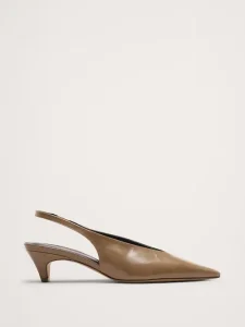 Los mejores zapatos de mujer que estilizan hoy 2 Italian Leather Slingback Pump