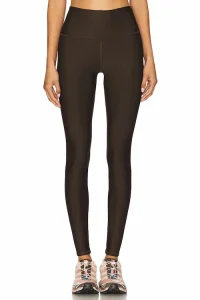 Largo del pantalón de mujer según tu calzado favorito 7 Leggings Airlift de Alo con diseno de cintura alta y tejido elastico. Su largo del pantalon completo y elastico los hacen ideales para cualquier actividad deportiva