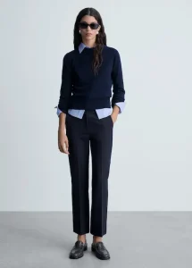 Largo del pantalón de mujer según tu calzado favorito 2 Pantalones Rectos Tobilleros y el Largo del Pantalón