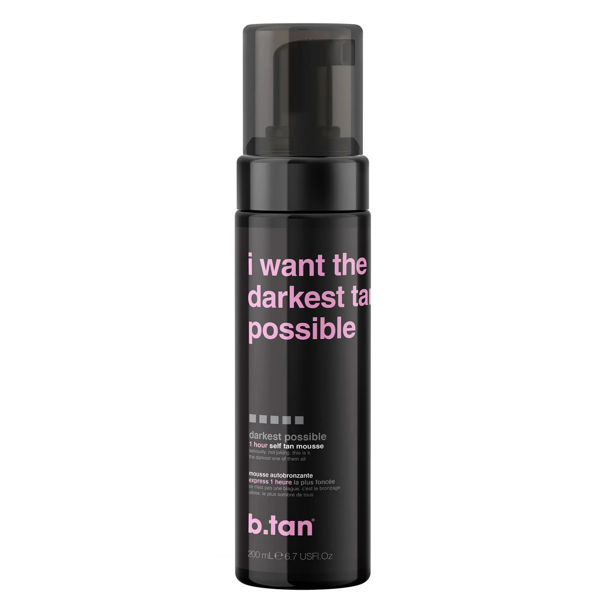 B Tan I Want the Darkest Tan Possible Self Tan Mousse 6 7 fl oz b701bb31 27c7 452c b659 be059a5fd3e8.bbeff3d56a8727cdb775c3d43f794dad.jpeg
