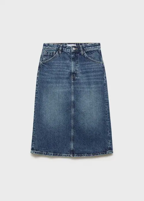Faldas largas elegantes para cada ocasión | Inspírate 6 Denim midi skirt