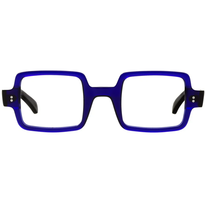 Monturas de lentes para mujer modernas: elige tu estilo 20 lentes cuadrados azules